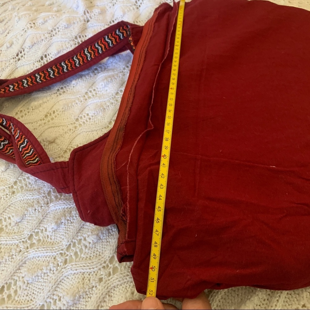 Embroidered Boho Indian Colorful Bag 20.4 Inch x 12.5 Inch Approx. - Picture 13 of 14